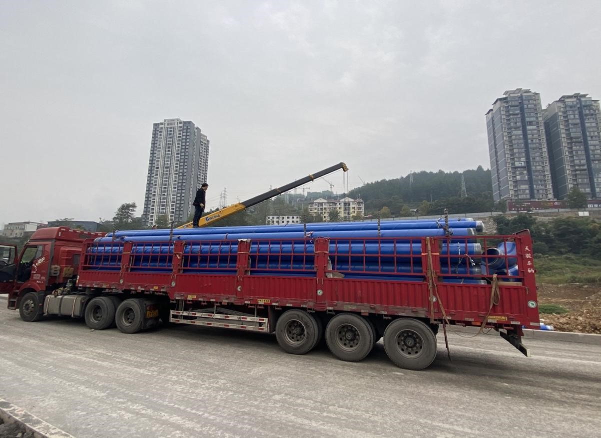 城市主管网改造案例——内外环氧涂塑复合钢管